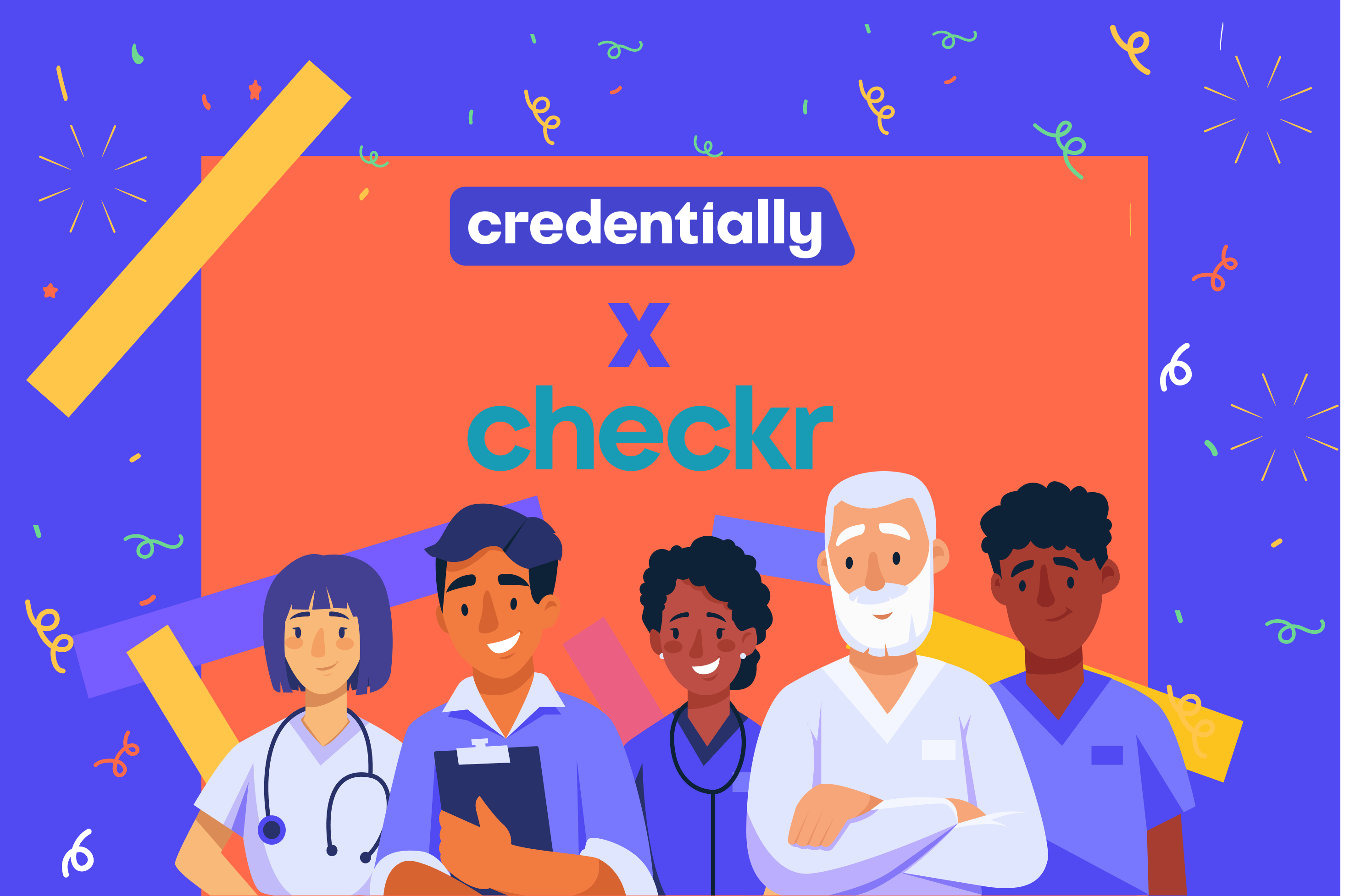 Background checks done in seconds with Credentially & Checkr